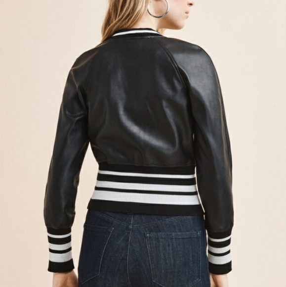 Dynamite Faux Leather Jacket - Picture 3 of 6